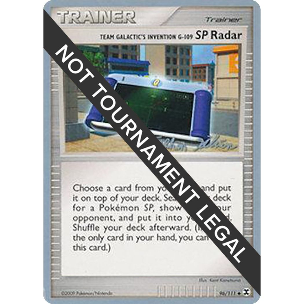 Image for Team Galactic's Invention G-109 SP Radar - 2009 (Stephen Silvestro) (96/111) (WCD) - Pokemon