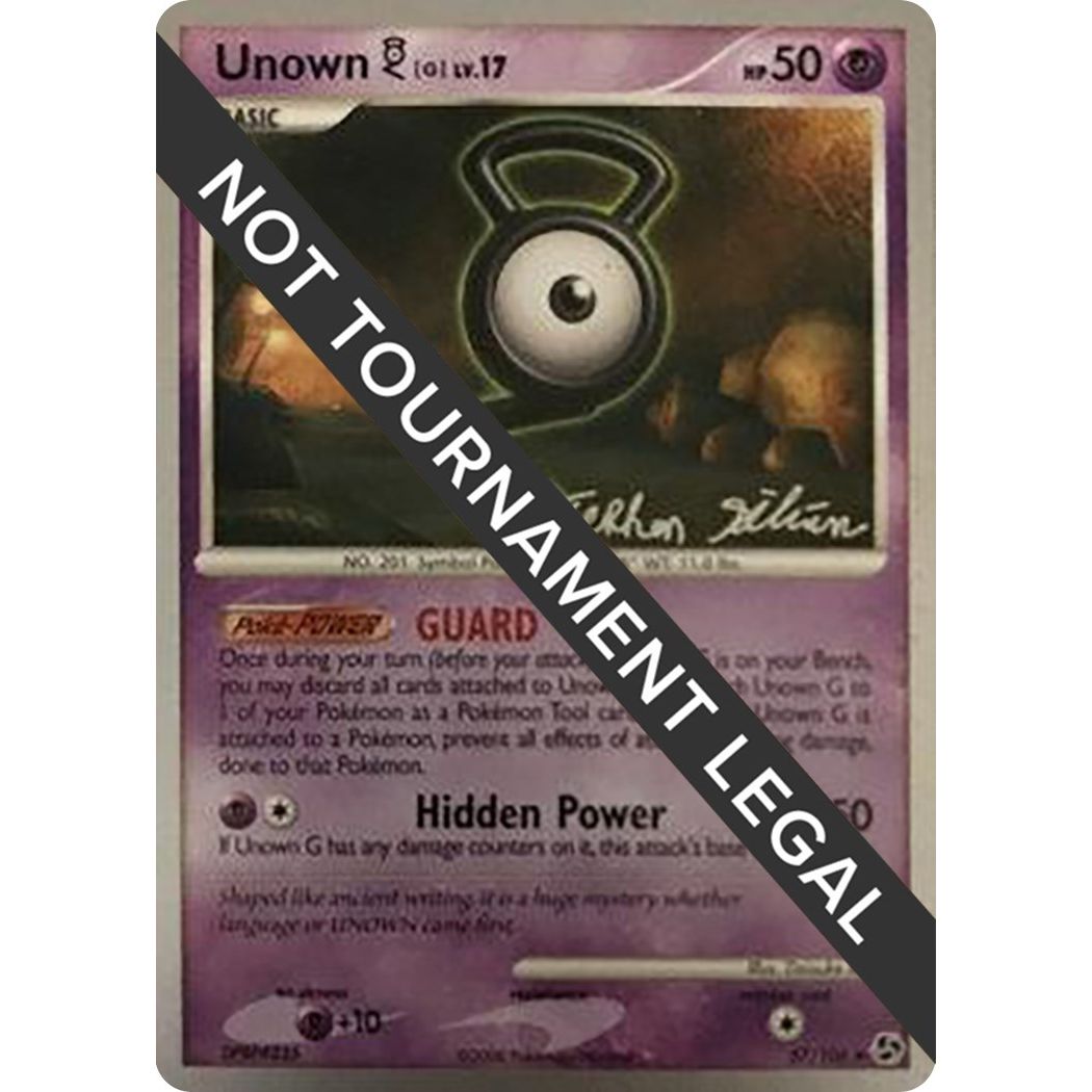 Image for Unown [G] - 2009 (Stephen Silvestro) (57/106) (WCD) - Pokemon