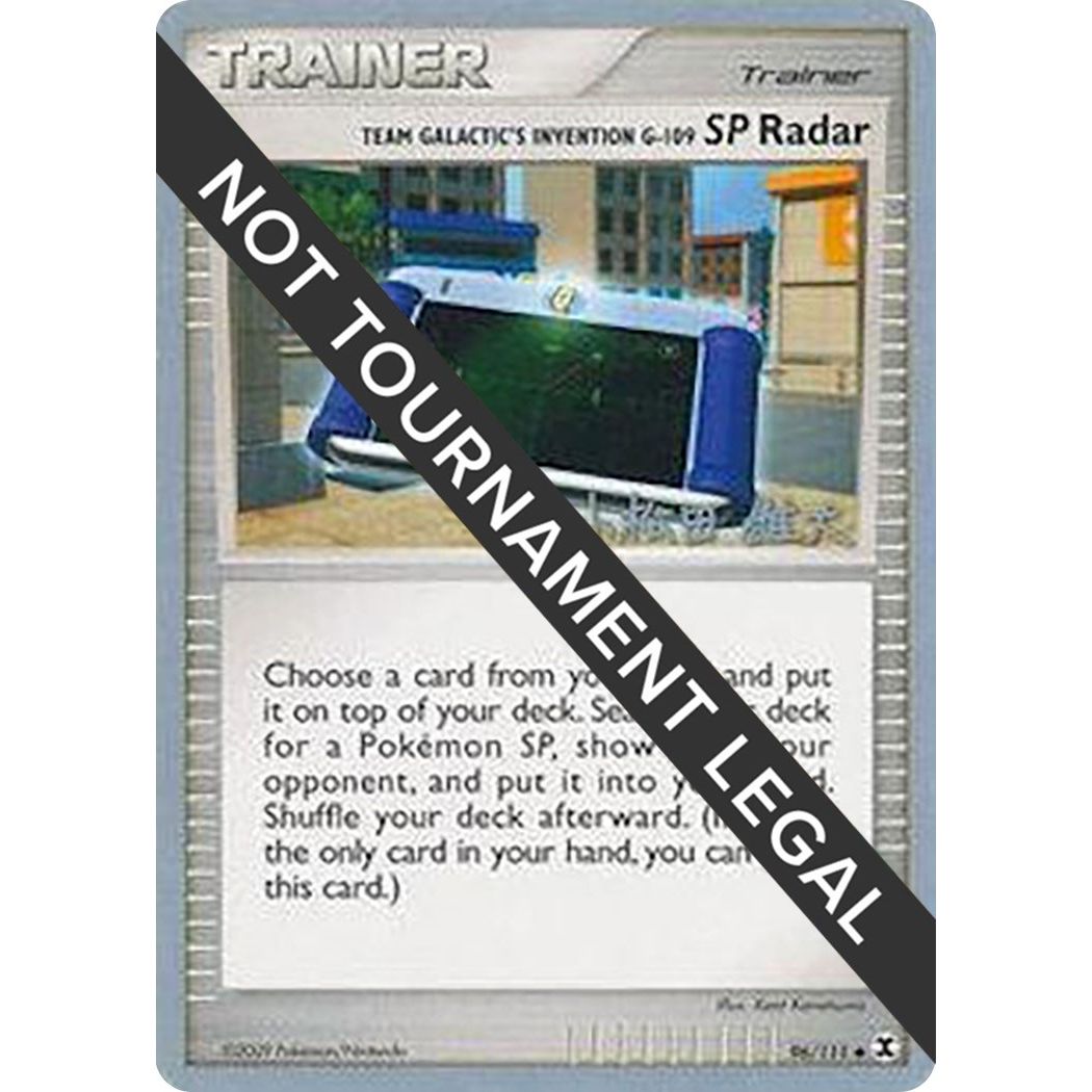 Image for Team Galactic's Invention G-109 SP Radar - 2010 (Yuta Komatsuda) (96/111) (WCD) - Pokemon