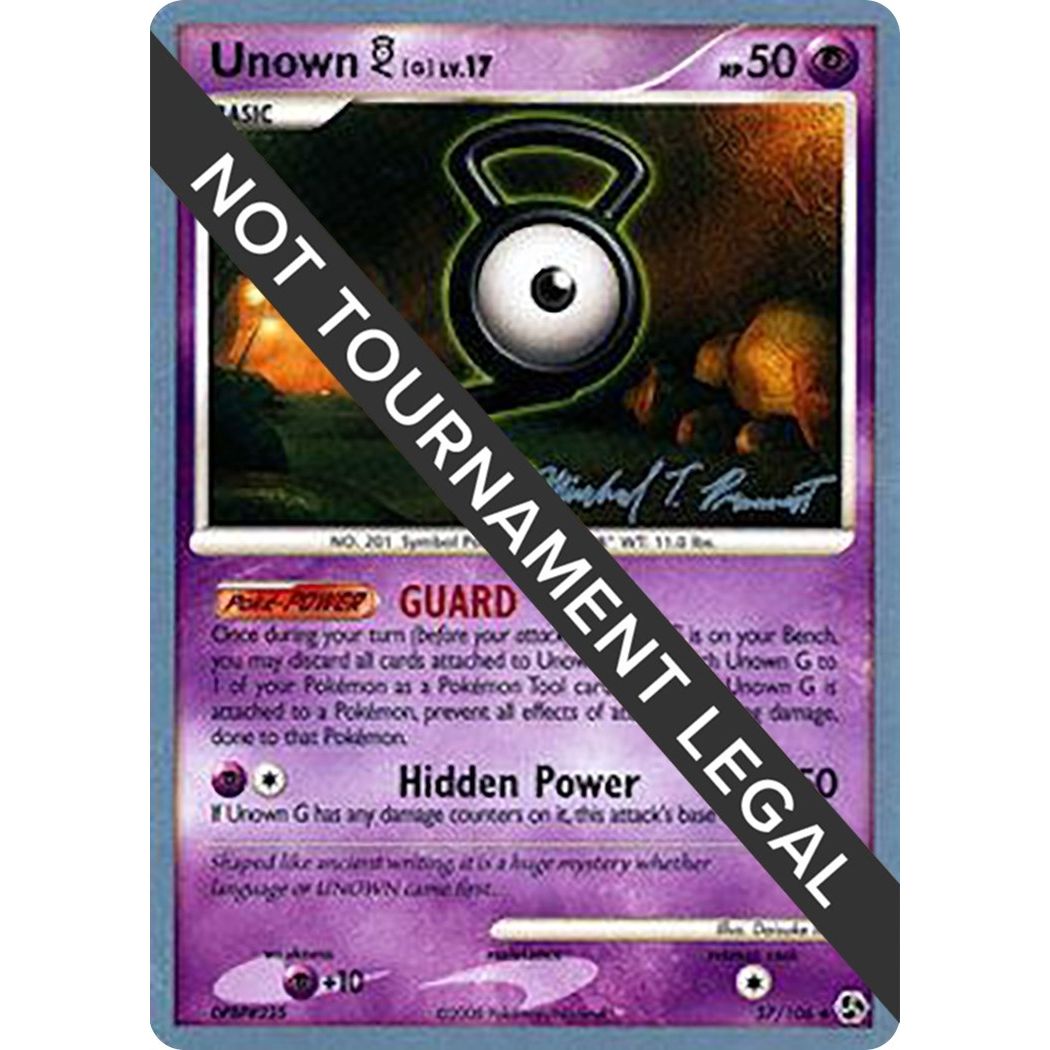 Image for Unown [G] - 2010 (Michael Pramawat) (57/106) (WCD) - Pokemon