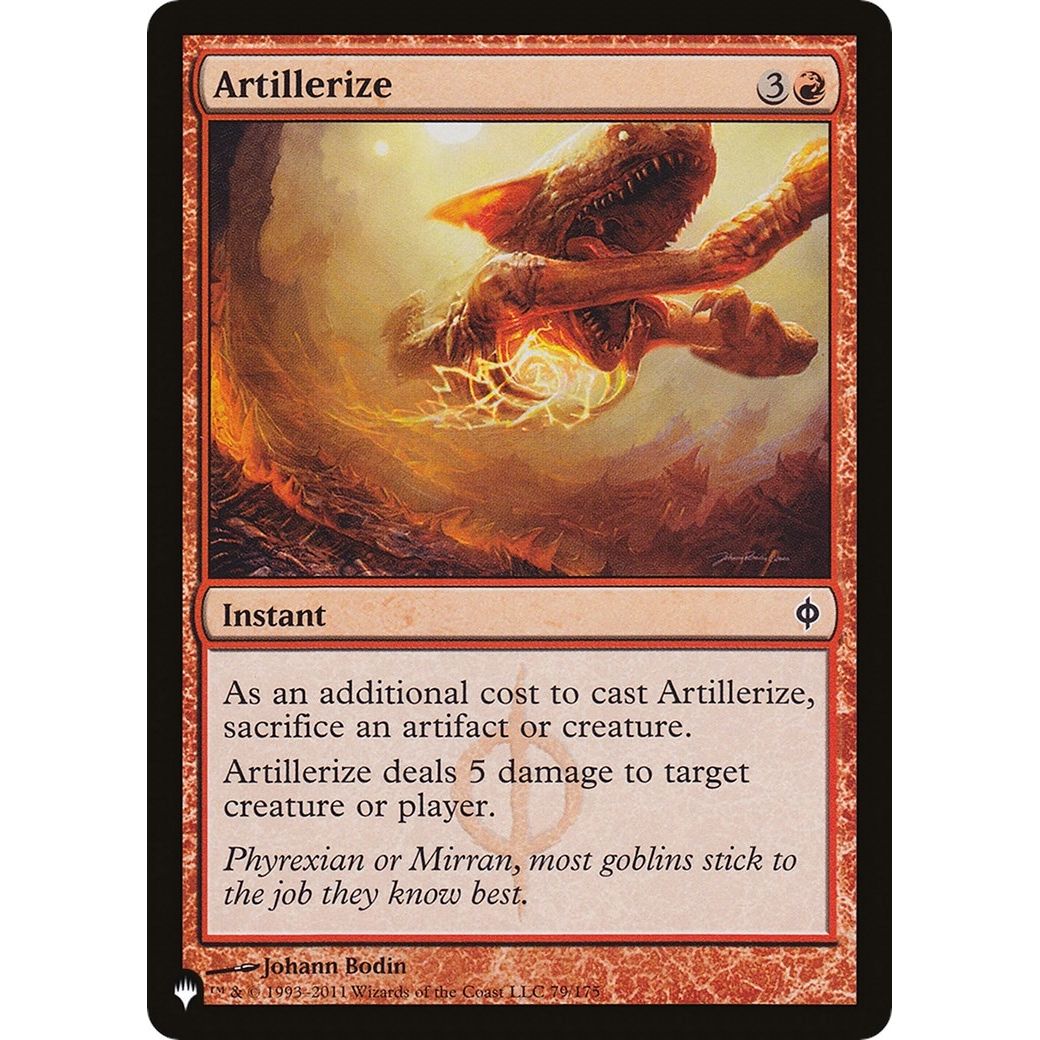 Image for Artillerize (79/175) (LIST) - Magic: The Gathering