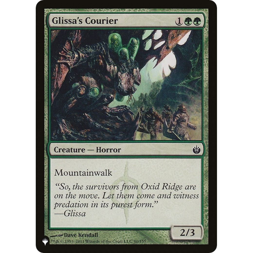 Image for Glissa's Courier (80/155) (LIST) - Magic: The Gathering