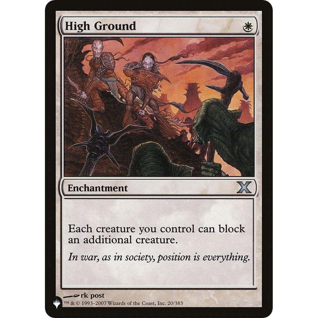 Image for High Ground (20/383) (LIST) - Magic: The Gathering