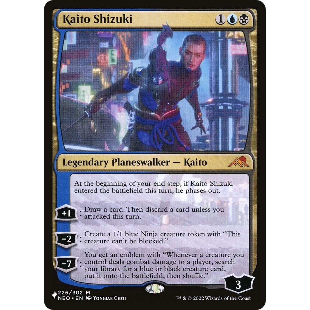 Image for Kaito Shizuki (226/302) (LIST) - Magic: The Gathering