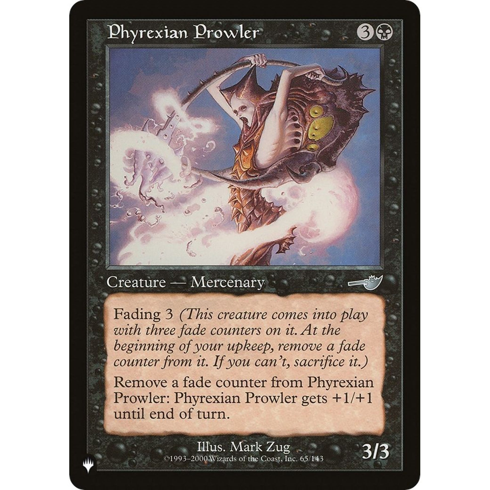 Image for Phyrexian Prowler (65/143) (LIST) - Magic: The Gathering