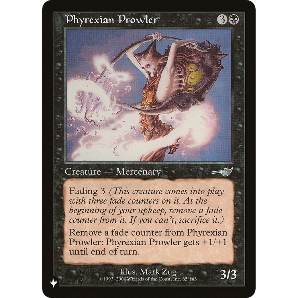 Image for Phyrexian Prowler (65/143) (LIST) - Magic: The Gathering