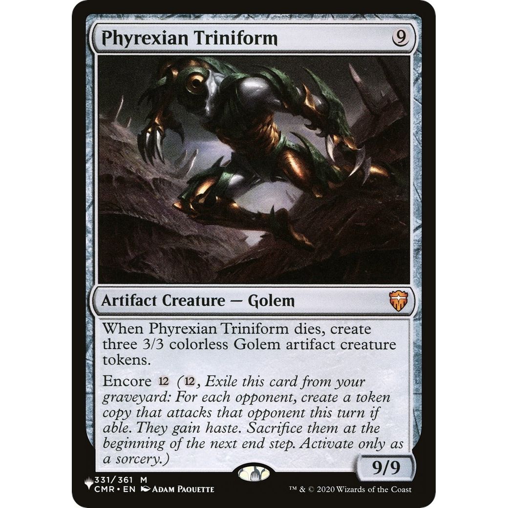 Image for Phyrexian Triniform (331/361) (LIST) - Magic: The Gathering