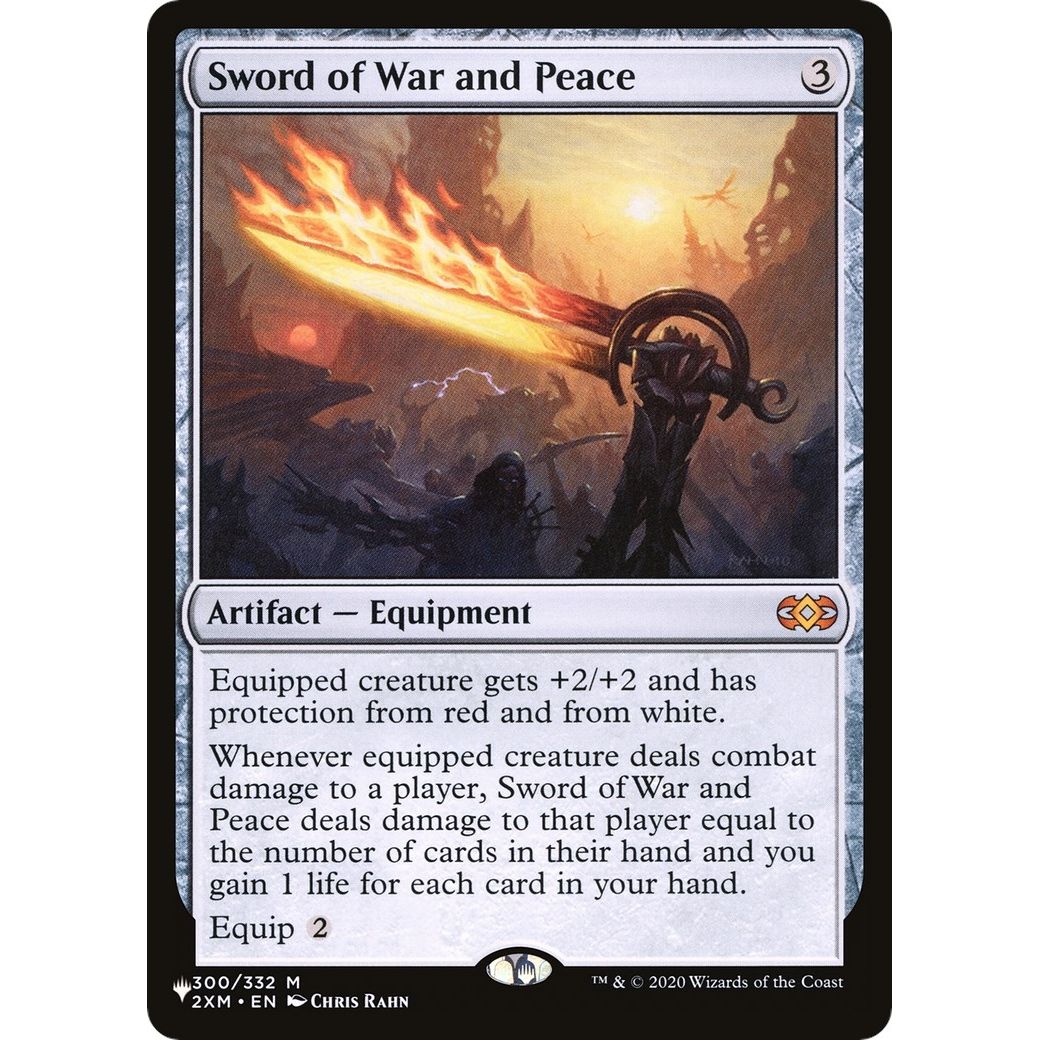 Image for Sword of War and Peace (300/332) (LIST) - Magic: The Gathering