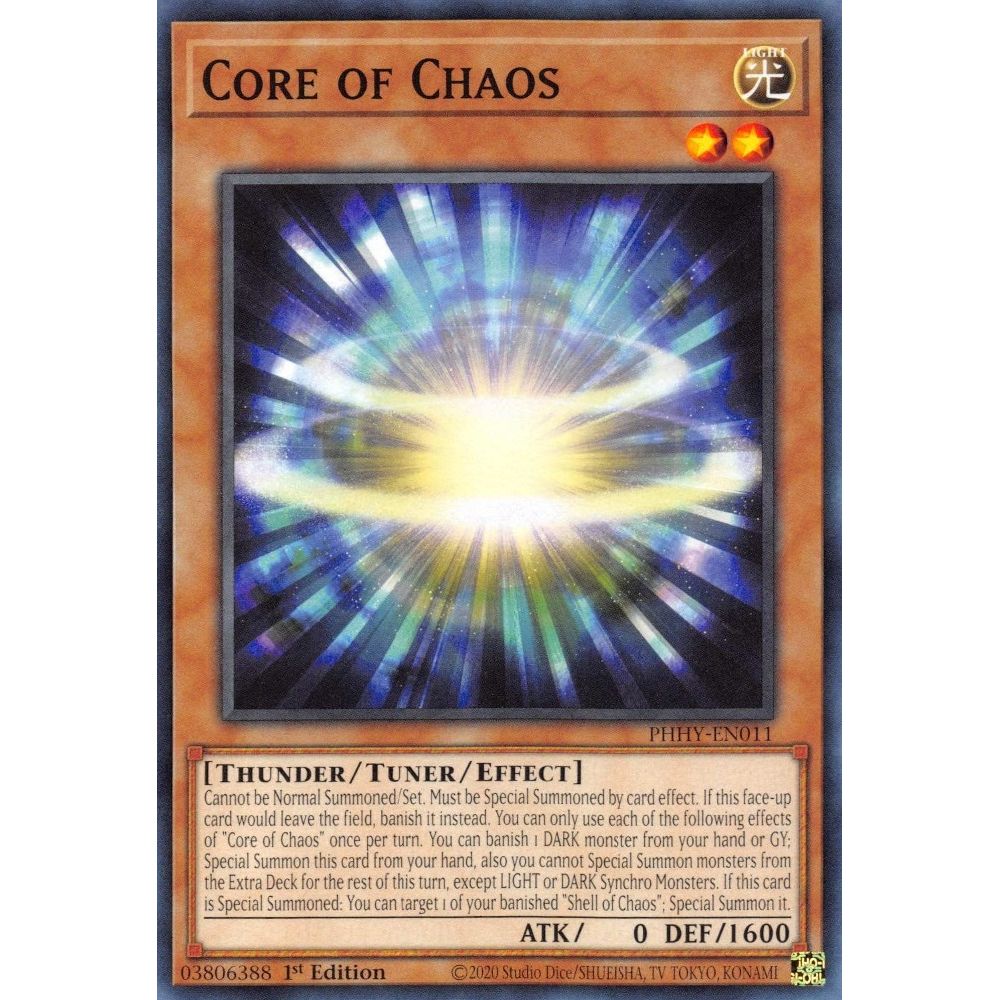 Image for Core of Chaos (PHHY-EN011) (PHHY) - YuGiOh