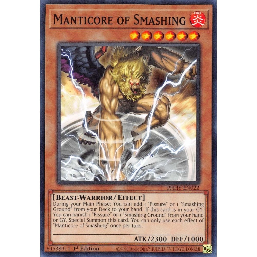 Image for Manticore of Smashing (PHHY-EN022) (PHHY) - YuGiOh