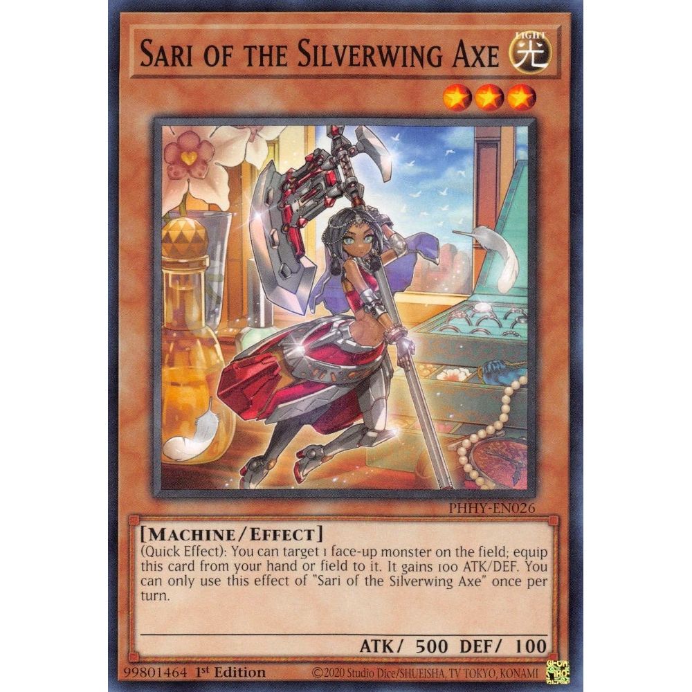 Image for Sari of the Silverwing Axe (PHHY-EN026) (PHHY) - YuGiOh