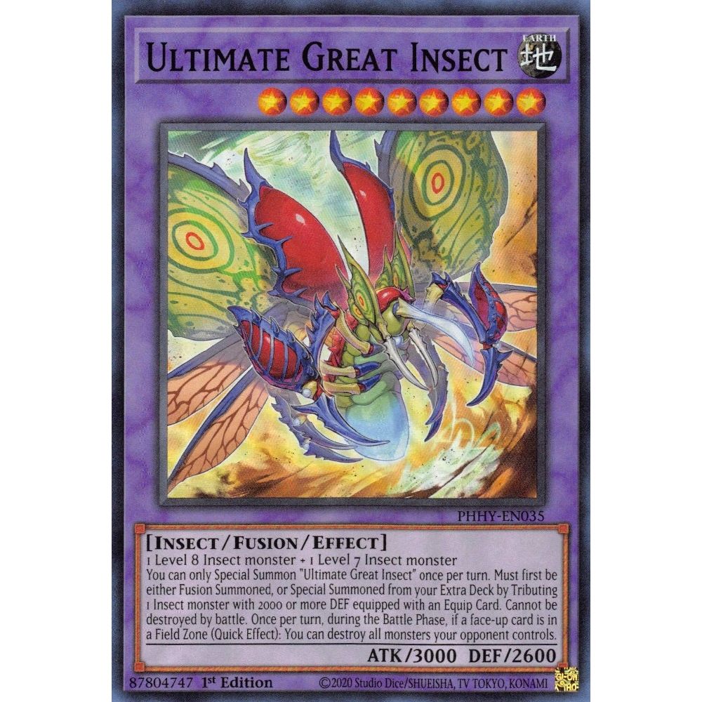 Image for Ultimate Great Insect (PHHY-EN035) (PHHY) - YuGiOh