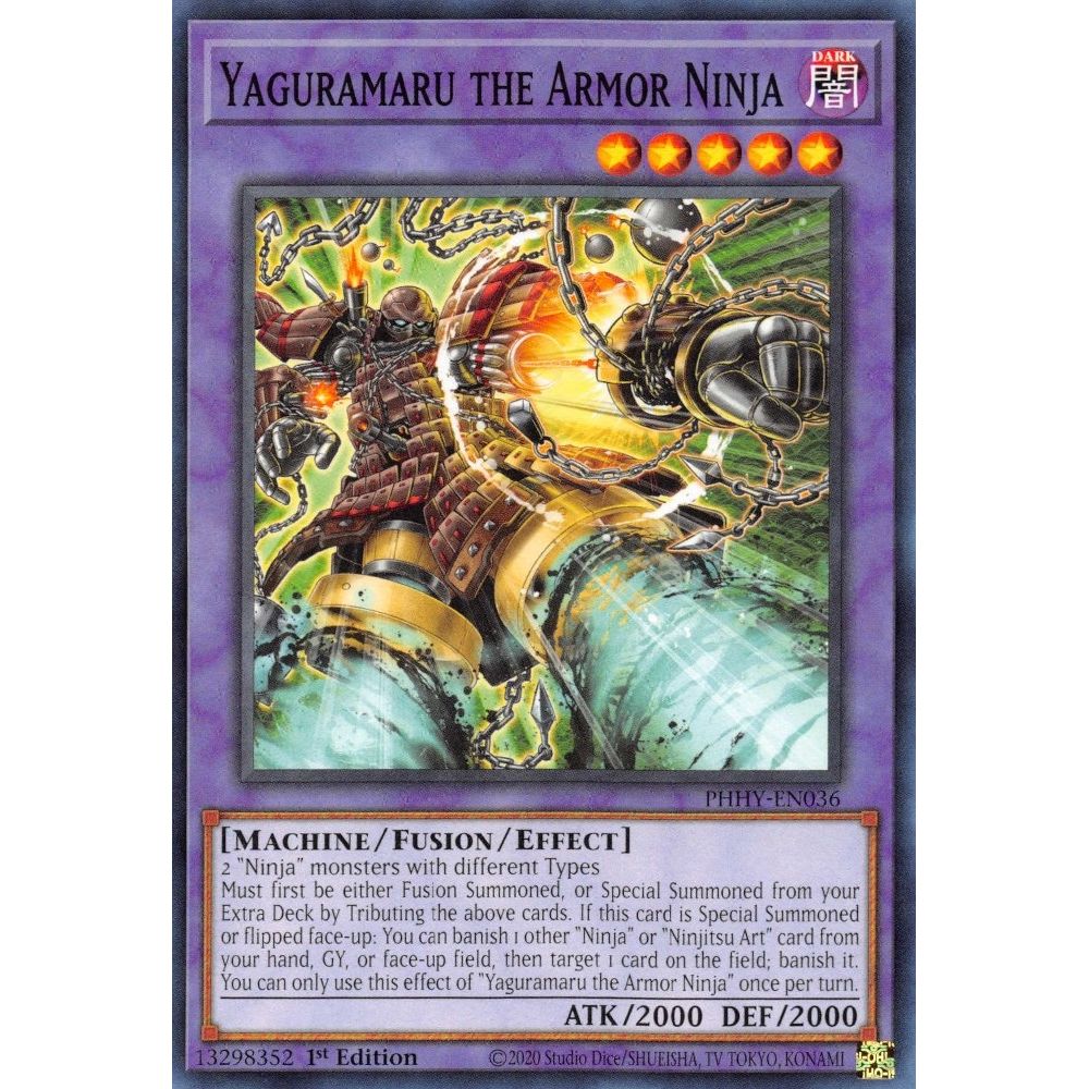 Image for Yaguramaru the Armor Ninja (PHHY-EN036) (PHHY) - YuGiOh