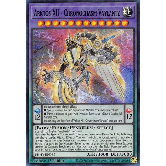 Image for Arktos XII - Chronochasm Vaylantz (PHHY-EN037) (PHHY) - YuGiOh