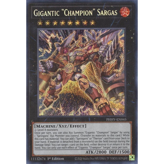 Image for Gigantic "Champion" Sargas (PHHY-EN045) (PHHY) - YuGiOh