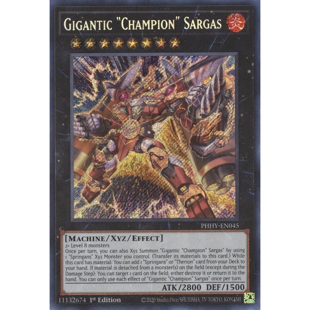Image for Gigantic "Champion" Sargas (PHHY-EN045) (PHHY) - YuGiOh