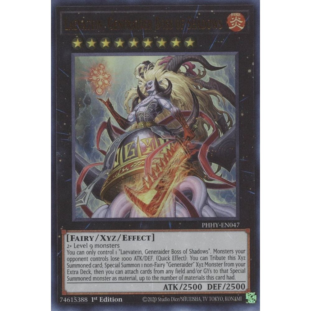 Image for Laevatein, Generaider Boss of Shadows (PHHY-EN047) (PHHY) - YuGiOh