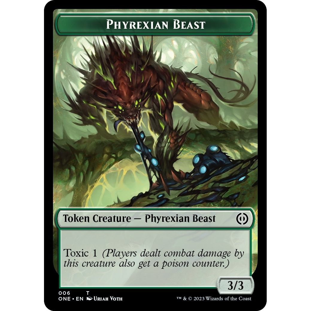 Image for Phyrexian Beast Token (6) (ONE) - Magic: The Gathering