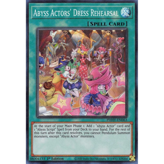 Image for Abyss Actors' Dress Rehearsal (PHHY-EN063) (PHHY) - YuGiOh
