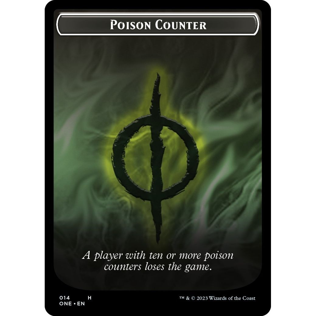 Image for Poison Counter Token (14) (ONE) - Magic: The Gathering
