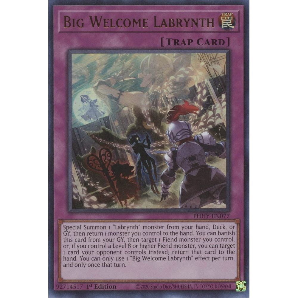 Image for Big Welcome Labrynth (PHHY-EN077) (PHHY) - YuGiOh
