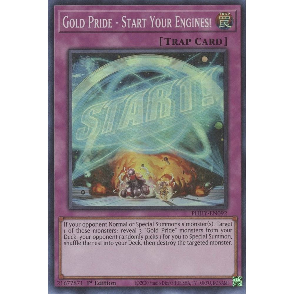 Image for Gold Pride - Start Your Engines! (PHHY-EN092) (PHHY) - YuGiOh