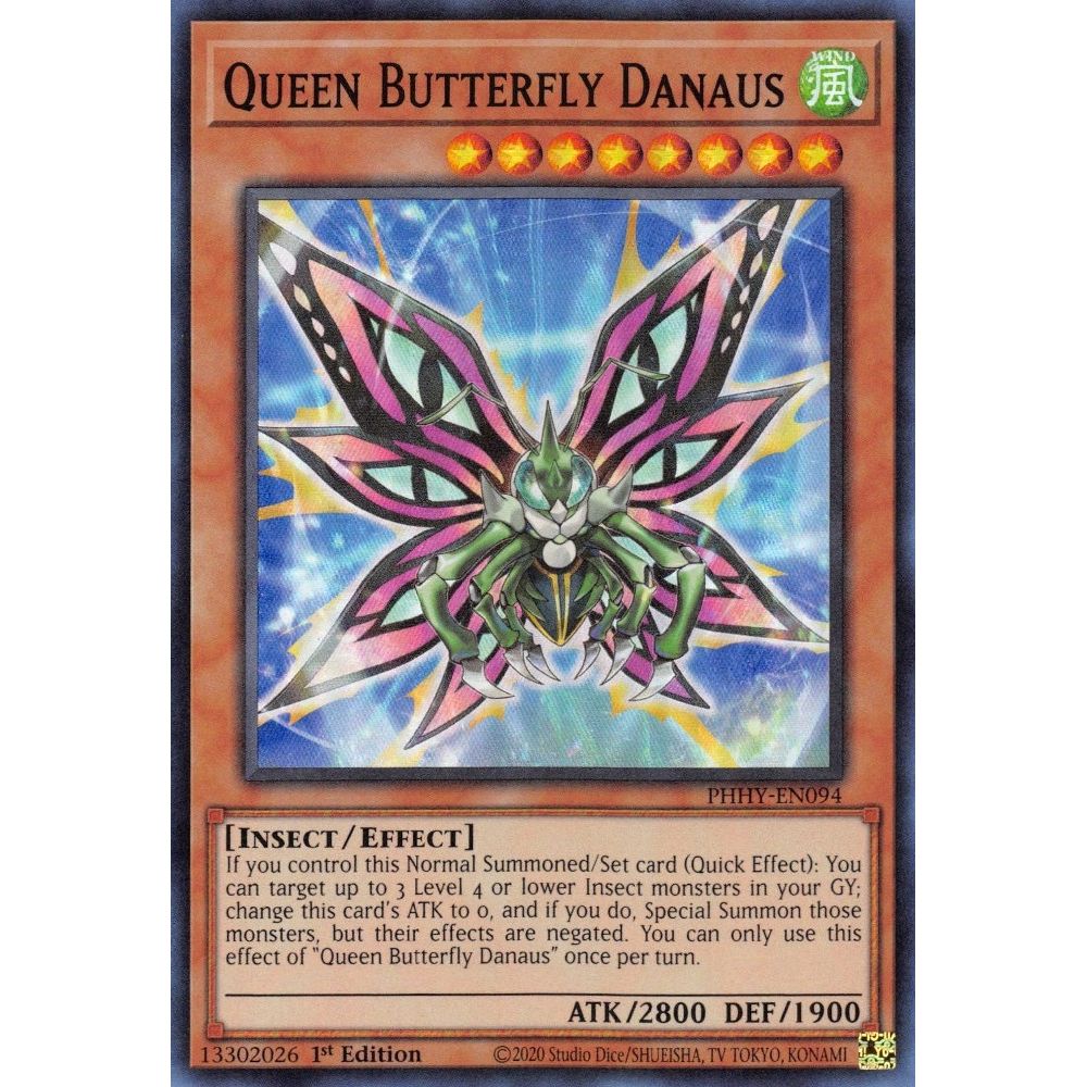 Image for Queen Butterfly Danaus (PHHY-EN094) (PHHY) - YuGiOh