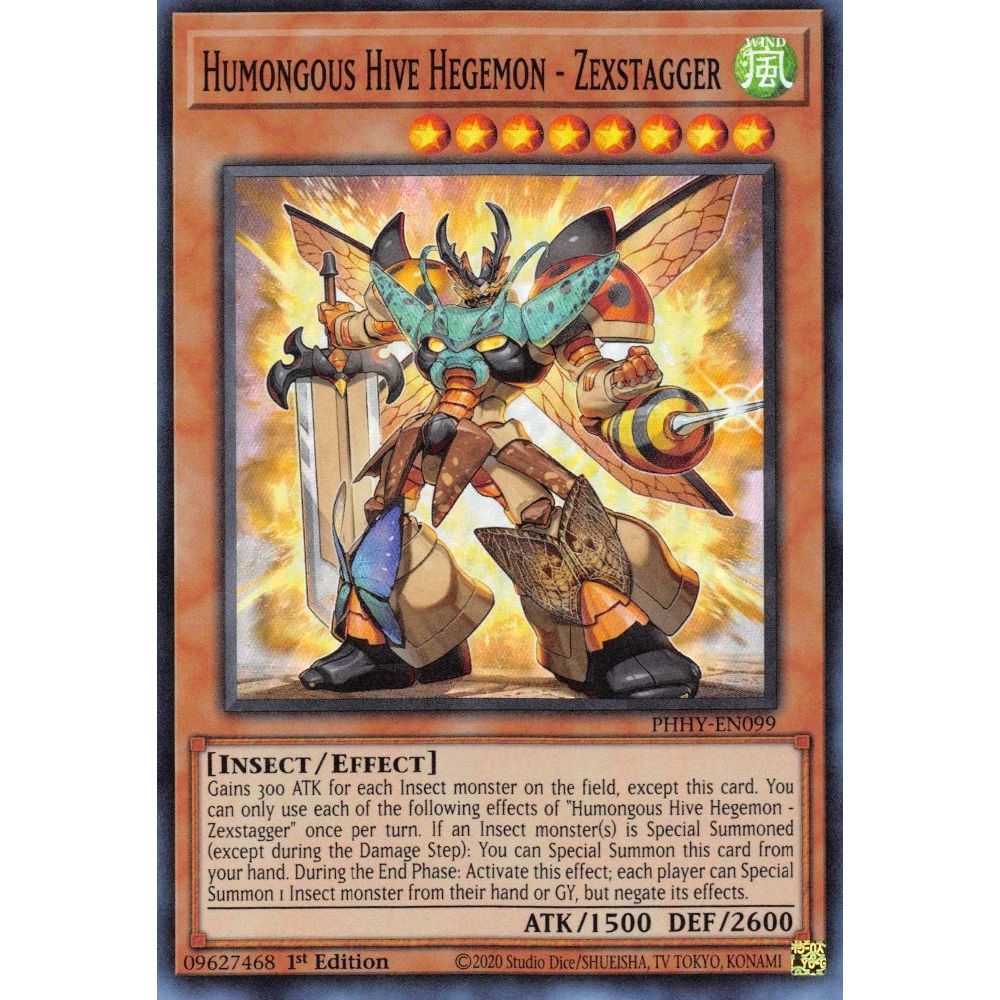 Image for Humongous Hive Hegemon - Zexstagger (PHHY-EN099) (PHHY) - YuGiOh