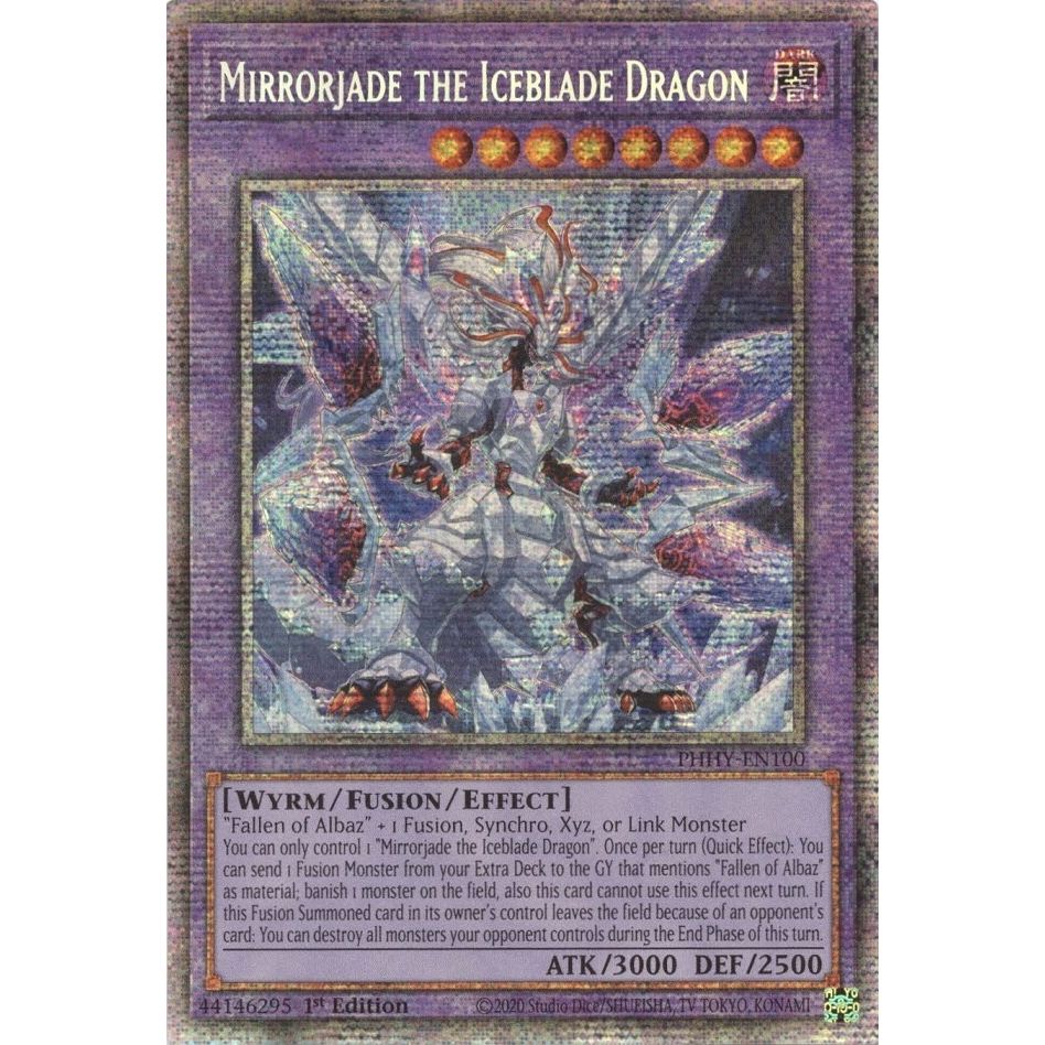 Image for Mirrorjade the Iceblade Dragon (Starlight Rare) (PHHY-EN100) (PHHY) - YuGiOh