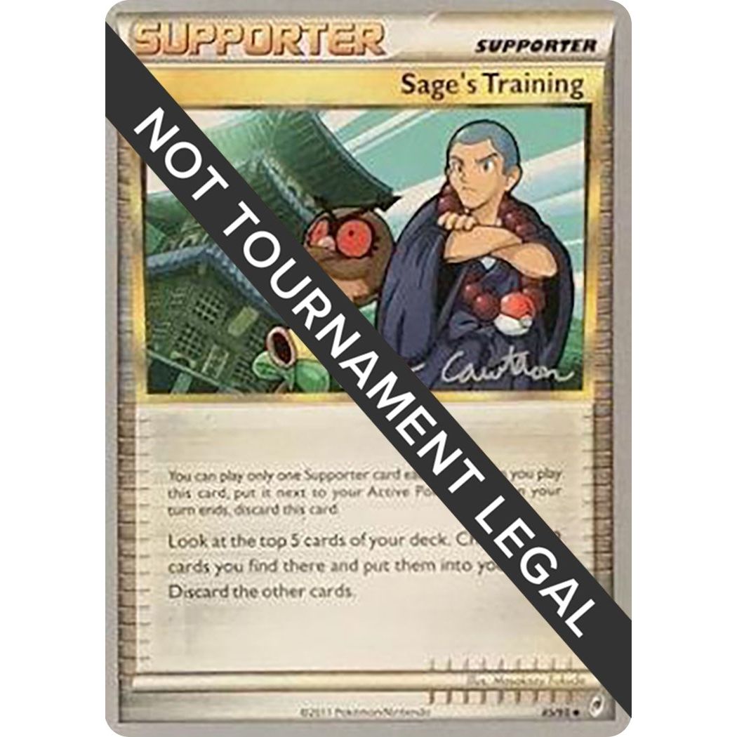 Image for Sage's Training - 2011 (Ross Cawthon) (85/95) (WCD) - Pokemon
