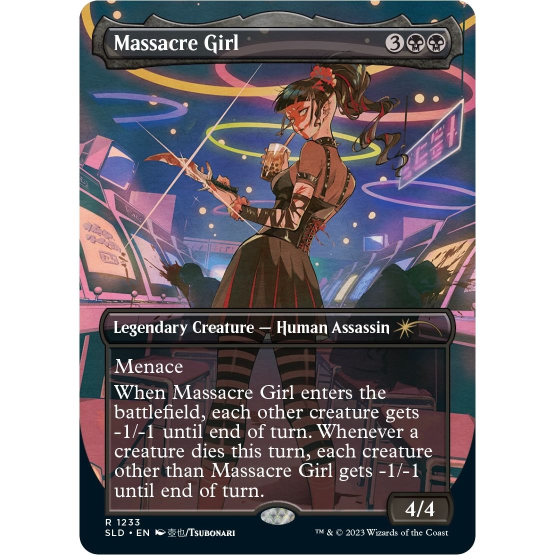 Image for Massacre Girl (1233) (SLD) - Magic: The Gathering