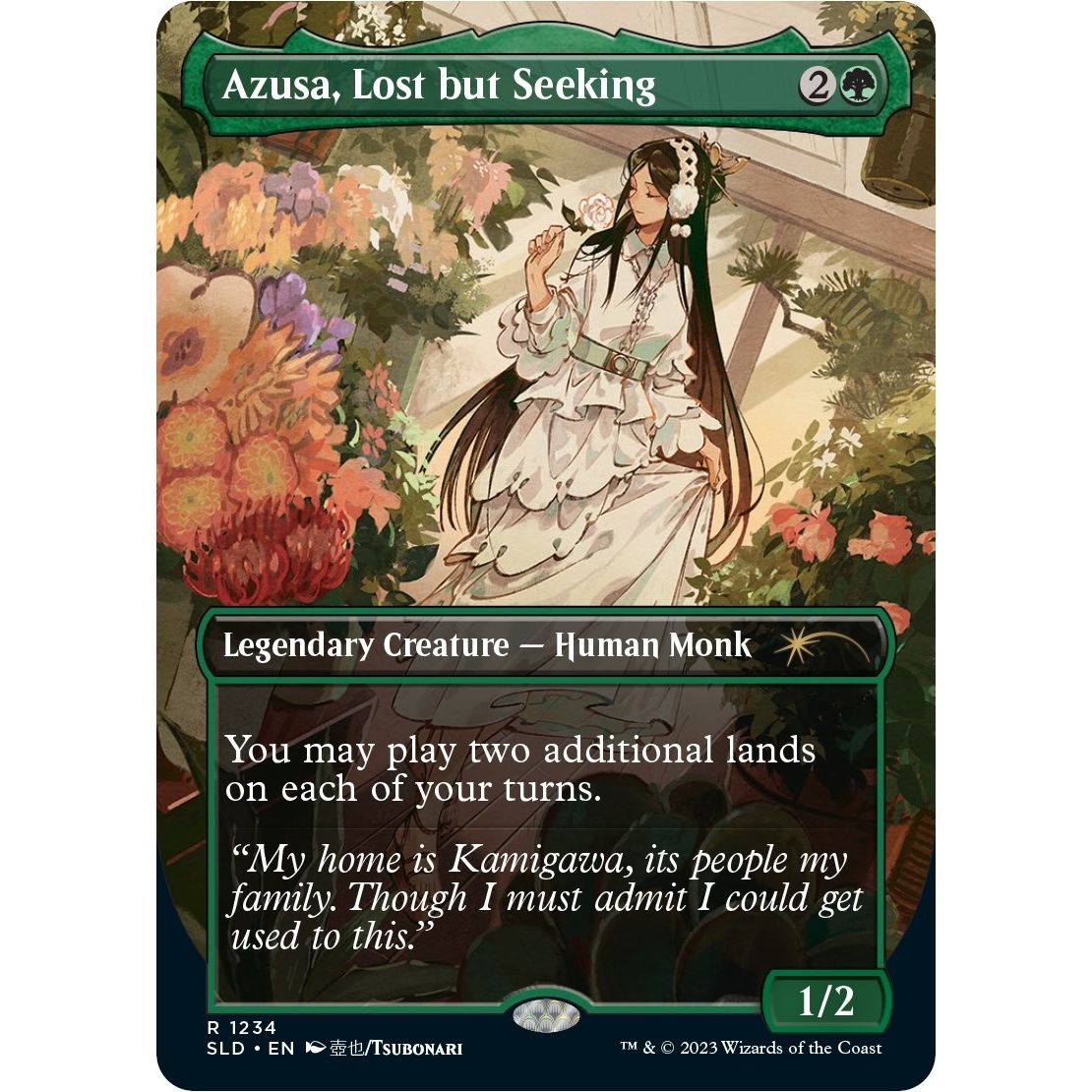 Image for Azusa, Lost but Seeking (1234) (SLD) - Magic: The Gathering