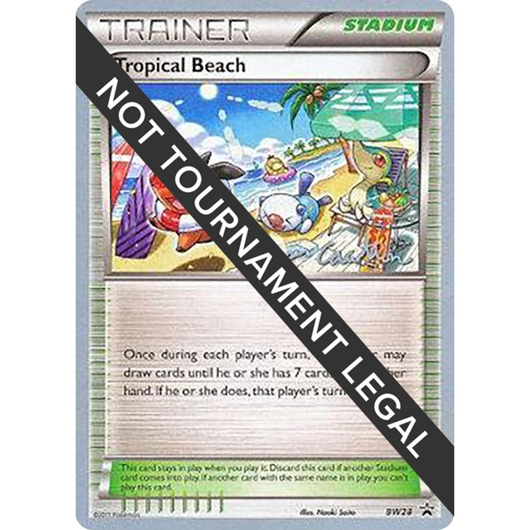 Image for Tropical Beach - 2011 (Ross Cawthon) (BW28) (WCD) - Pokemon