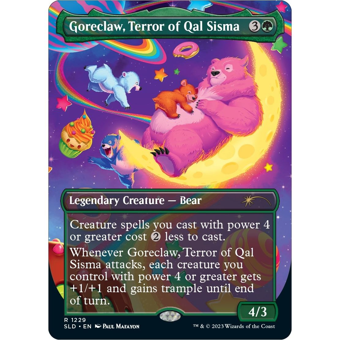Image for Goreclaw, Terror of Qal Sisma (1229) (SLD) - Magic: The Gathering