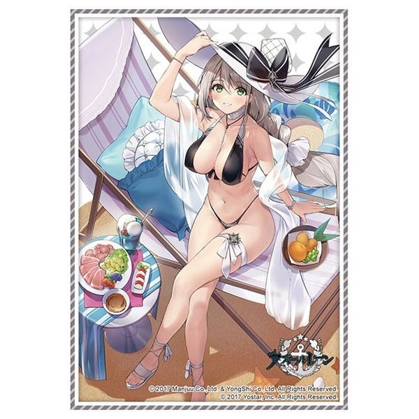 Image for Bushiroad Sleeve Collection HG Vol. 3417: Azur Lane - Aquila Sardegnian Shallows and Sunshine (75-Pack) - Card Sleeves