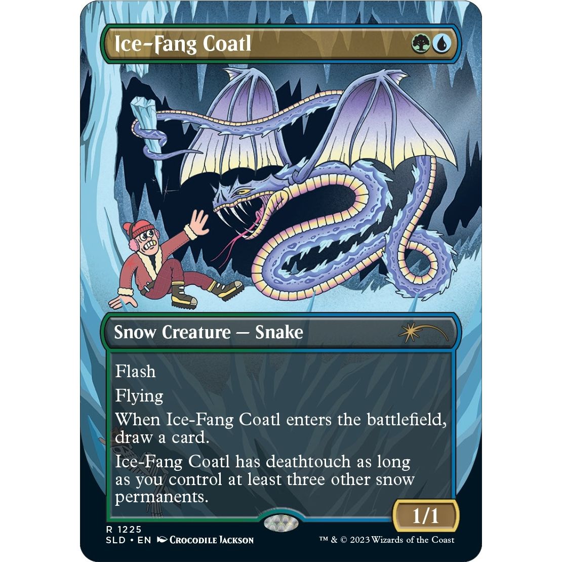 Image for Ice-Fang Coatl (1225) (SLD) - Magic: The Gathering