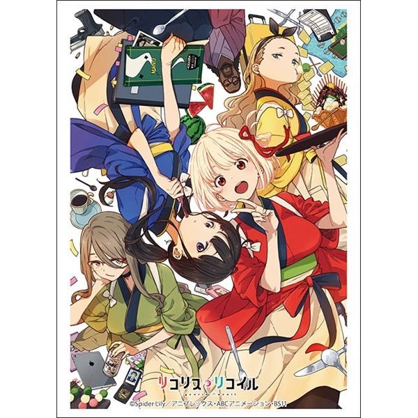 Image for Bushiroad Sleeve Collection HG Vol. 3419: Lycoris Recoil - Key Visual Vol.1 (75-Pack) - Card Sleeves