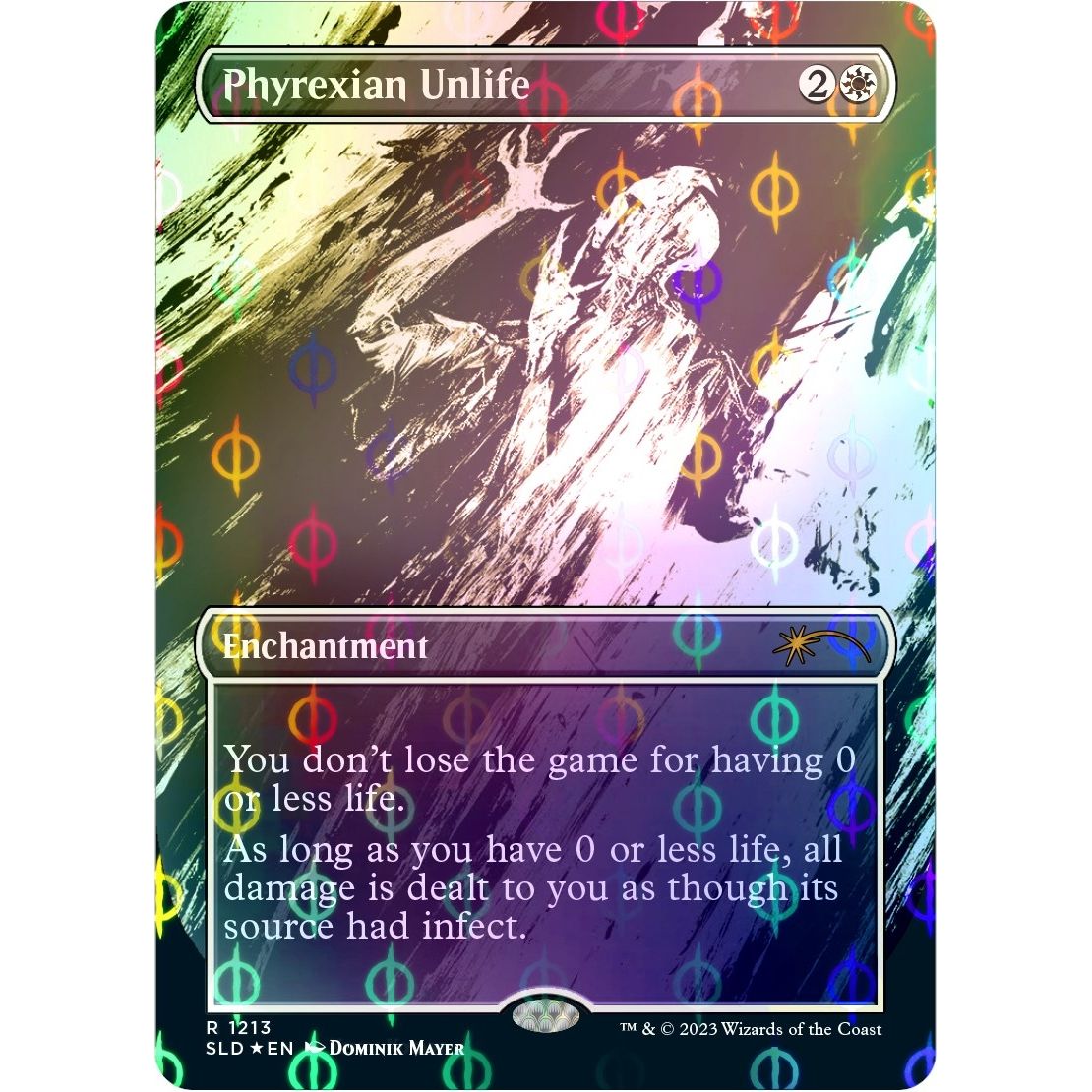 Image for Phyrexian Unlife (Step-and-Compleat Foil) (1213) (SLD) - Magic: The Gathering
