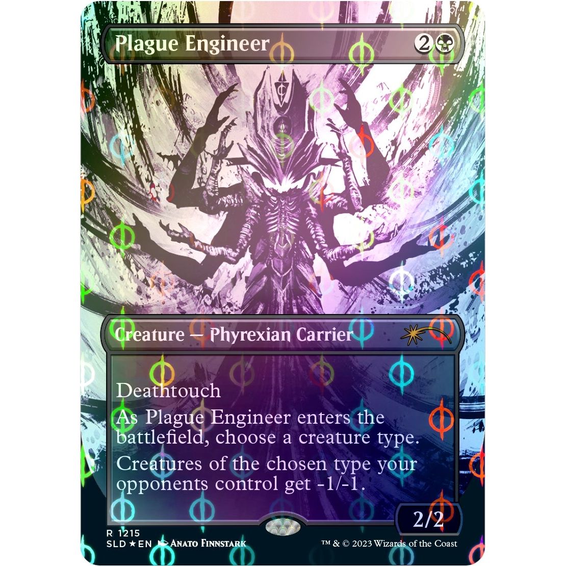 Image for Plague Engineer (Step-and-Compleat Foil) (1215) (SLD) - Magic: The Gathering