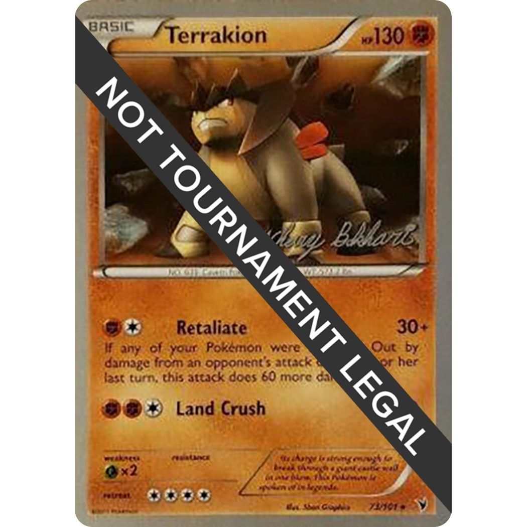 Image for Terrakion - 2012 (Zachary Bokhari) (73/101) (WCD) - Pokemon