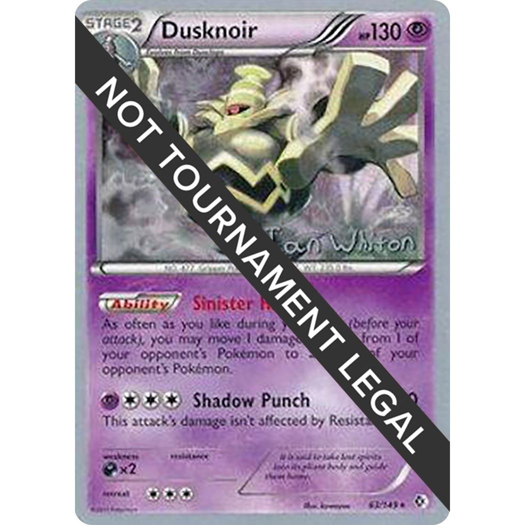 Image for Dusknoir - 2013 (Ian Whiton) (63/149) (WCD) - Pokemon