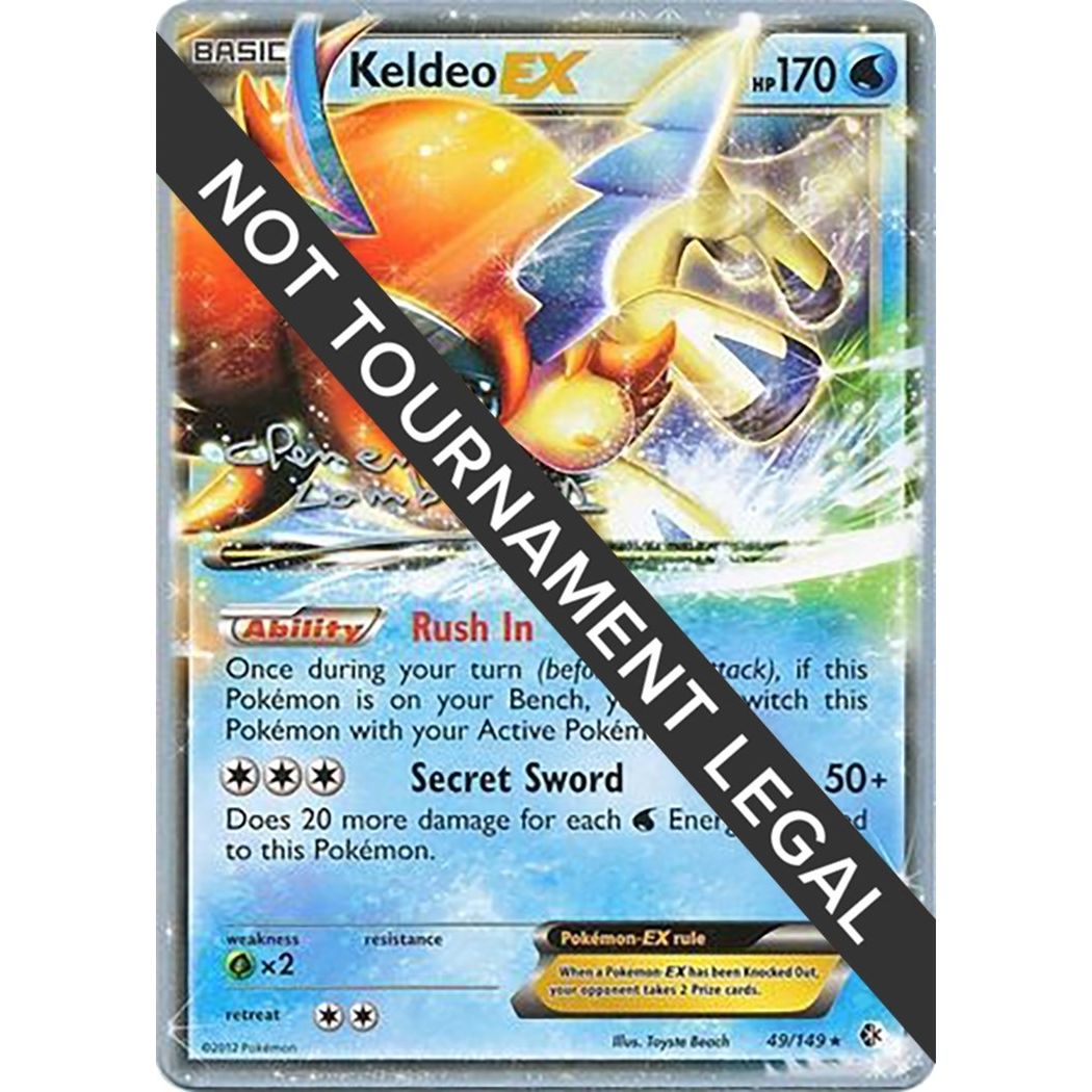 Image for Keldeo EX - 2013 (Clement Lamberton) (49/149) (WCD) - Pokemon