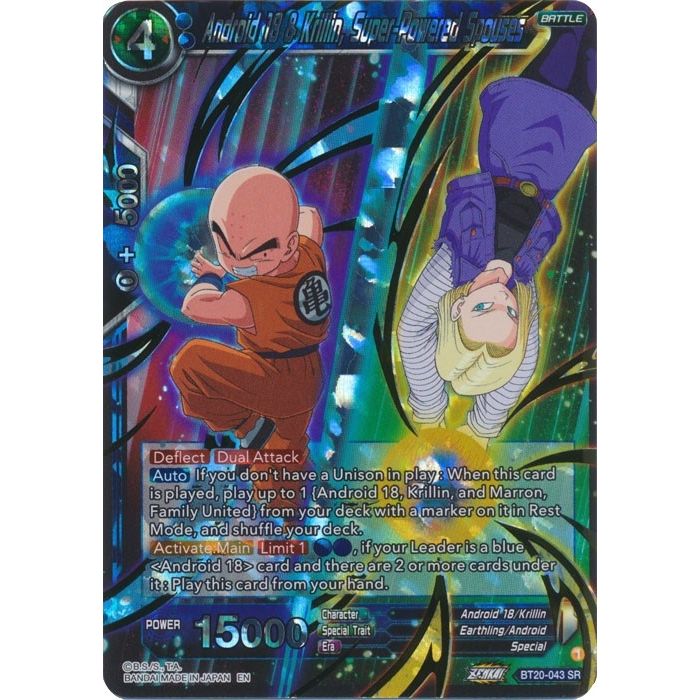 Image for Android 18 & Krillin, Super-Powered Spouses (BT20-043) (DBS-B20) - Dragon Ball Super: Masters