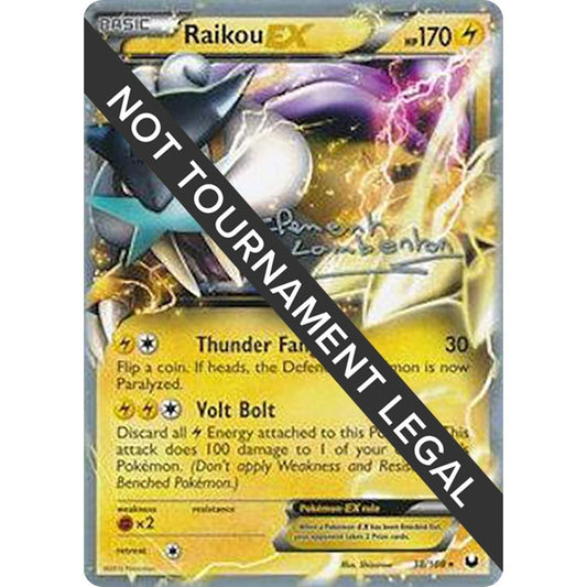 Image for Raikou EX - 2013 (Clement Lamberton) (38/108) (WCD) - Pokemon