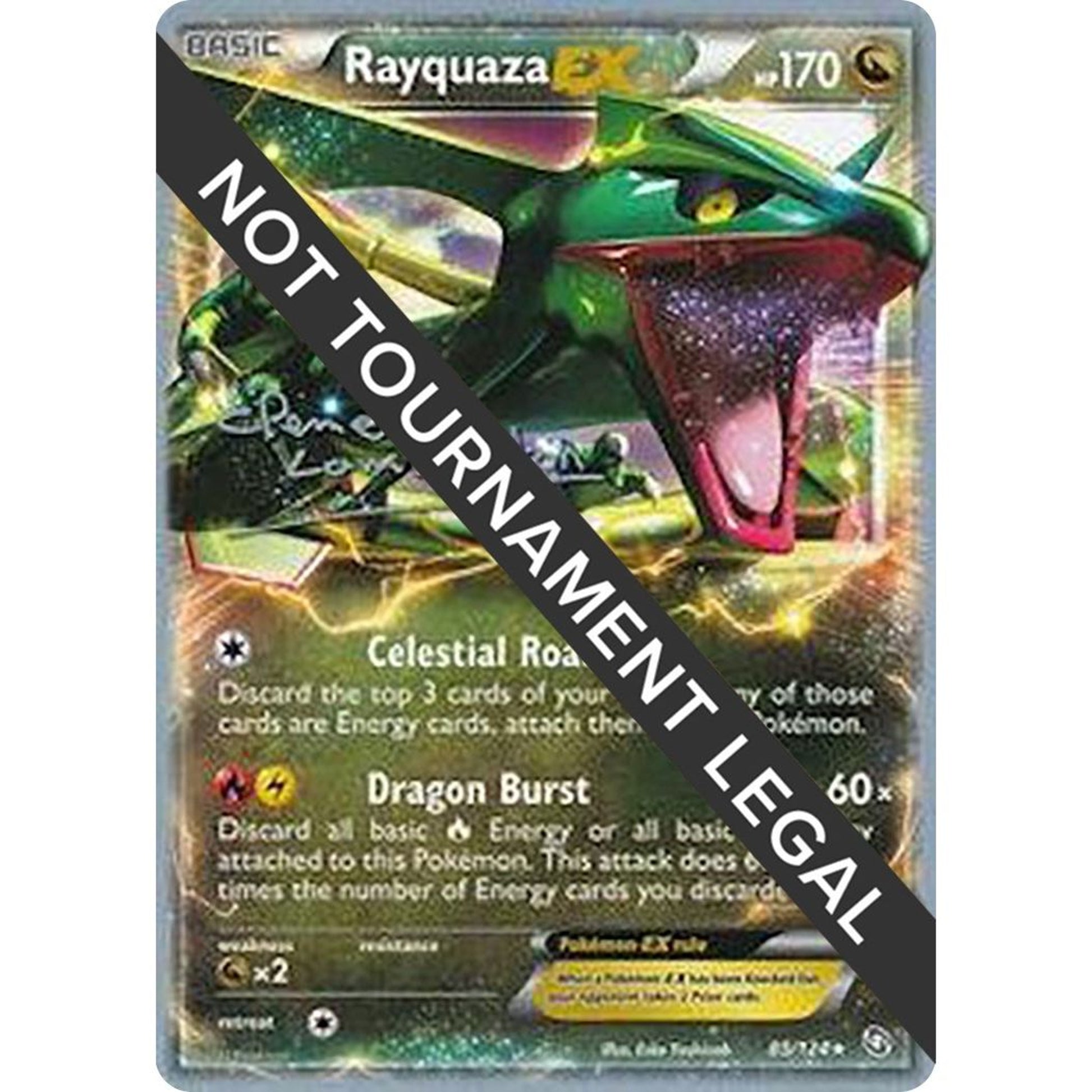 Image for Rayquaza EX - 2013 (Clement Lamberton) (85/124) (WCD) - Pokemon