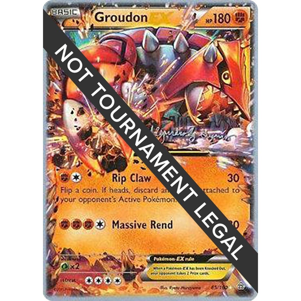 Image for Groudon EX - 2015 (Alejandro Ng-Guzman) (85/160) (WCD) - Pokemon