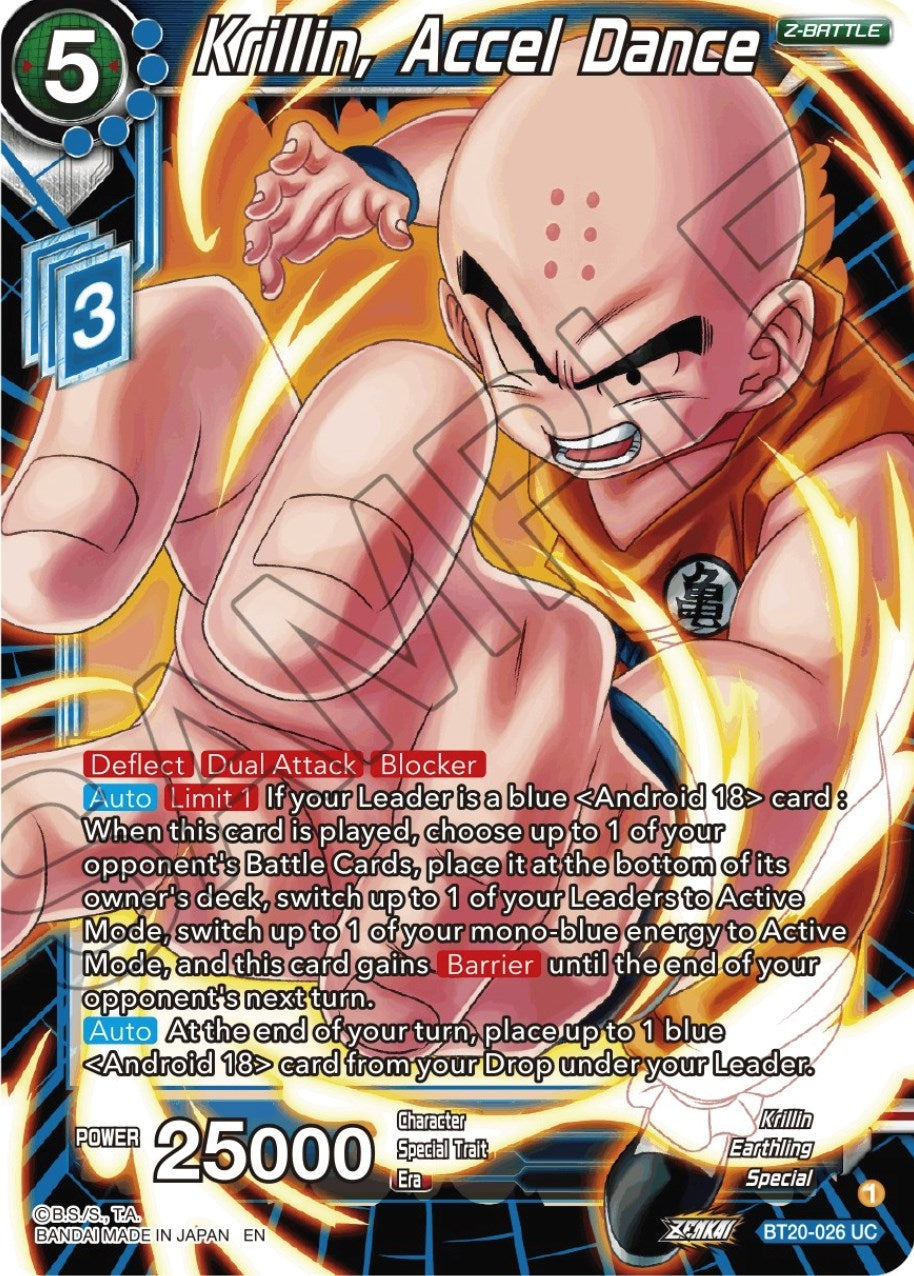 Image for Krillin, Accel Dance (BT20-026) (DBS-B20) - Dragon Ball Super: Masters