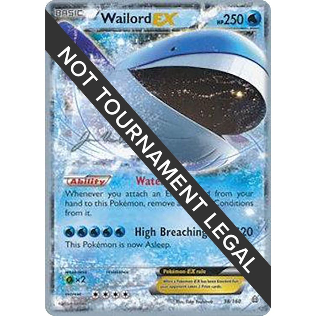 Image for Wailord EX - 2015 (Jacob Van Wagner) (38/160) (WCD) - Pokemon
