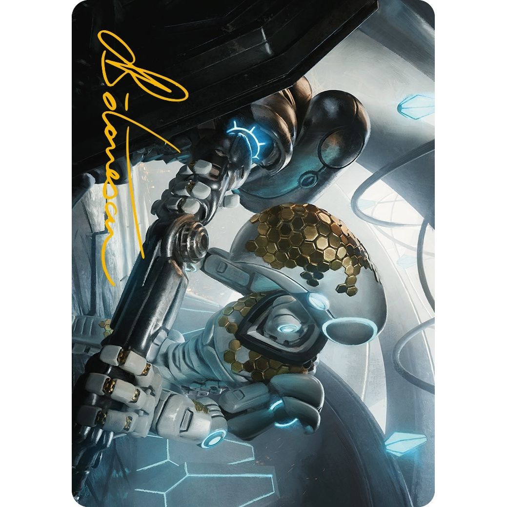 Image for Myr Kinsmith Art Card (Gold-Stamped Signature) (56) (ASONE) - Magic: The Gathering