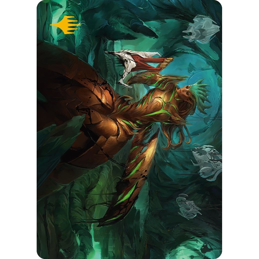 Image for Glissa Sunslayer Art Card (Gold-Stamped Signature) (47) (ASONE) - Magic: The Gathering